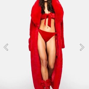 Red Fur Coat